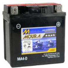 Bateria Selada MA4-DI 4Ah Biz 100 ES / 125 KS CG125 Titan Pop 100 - Moura